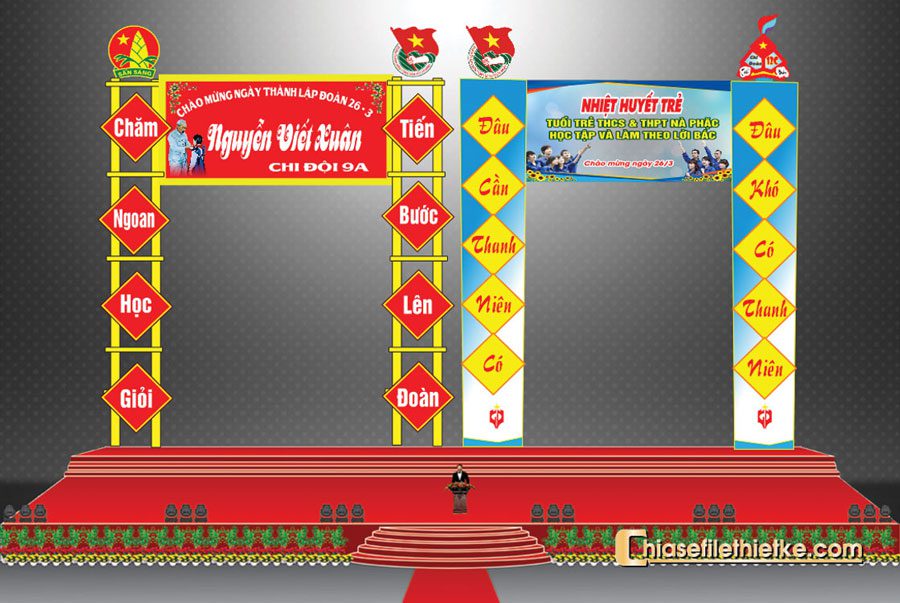 Top 10+ mẫu băng rôn tổ chức hội trại đẹp ấn tượng Mẫu băng rôn tổ chức hội trại 07