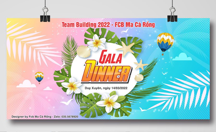 Top 20+ mẫu backdrop Gala Dinner dành cho công ty cuối năm
