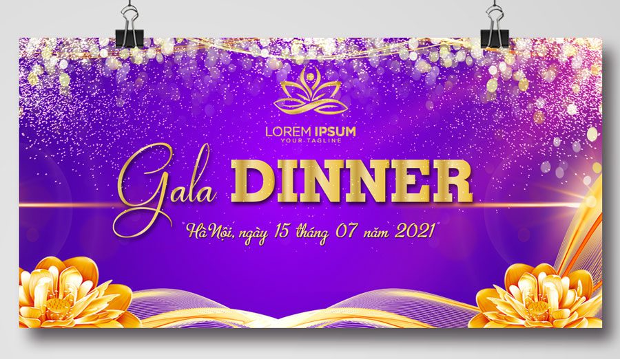 Mẫu backdrop Gala Dinner 01