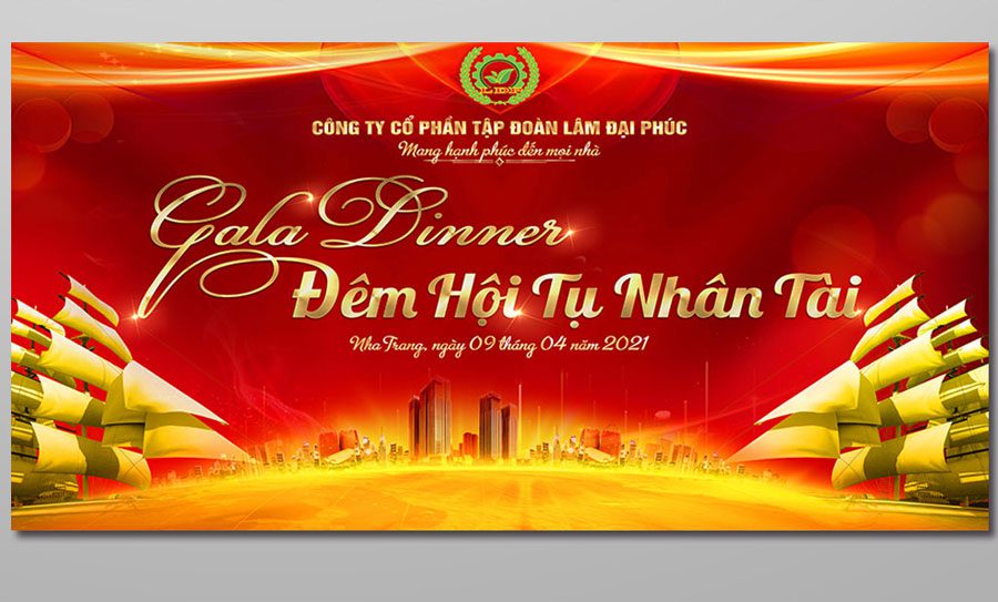 Mẫu backdrop Gala Dinner 05