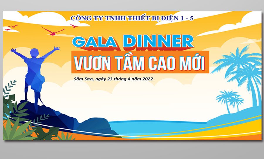 Mẫu backdrop Gala Dinner 06