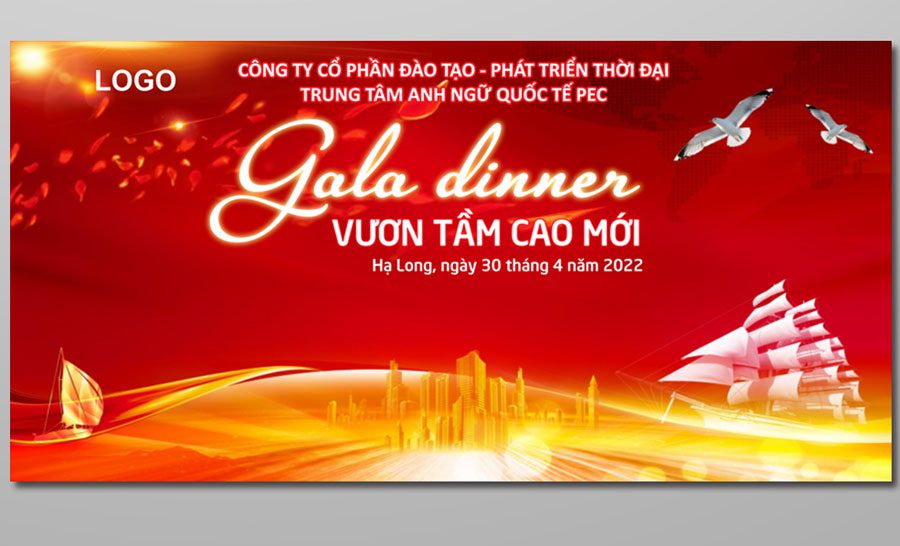 Mẫu backdrop Gala Dinner 07