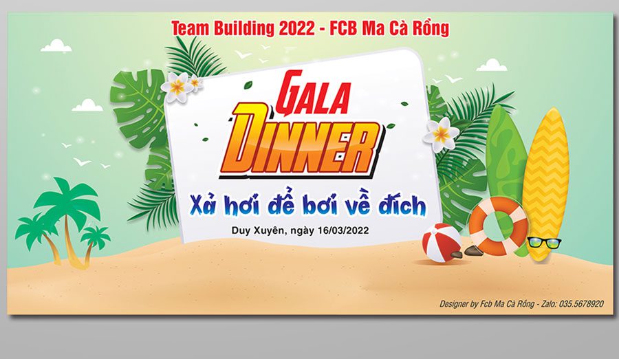 Mẫu backdrop Gala Dinner 17