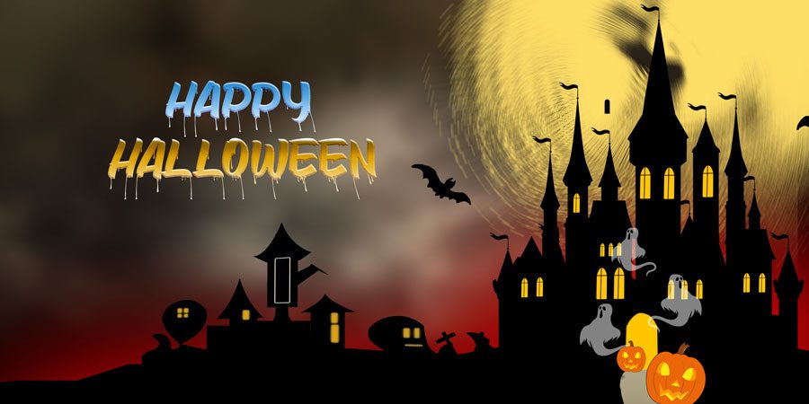Top 20+ mẫu backdrop Halloween 31/10 đẹp, ấn tượng nhất Mẫu backdrop Halloween đẹp - MÃ SP 04