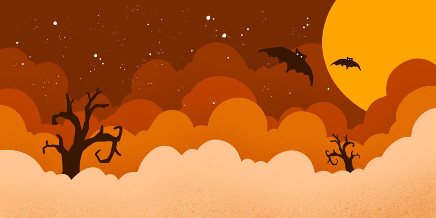 Top 20+ mẫu backdrop Halloween 31/10 đẹp, ấn tượng nhất Mẫu backdrop Halloween đẹp - MÃ SP 22