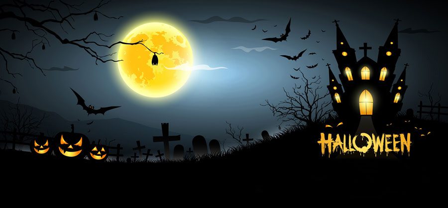 Top 20+ mẫu backdrop Halloween 31/10 đẹp, ấn tượng nhất Mẫu backdrop Halloween đẹp - MÃ SP 28