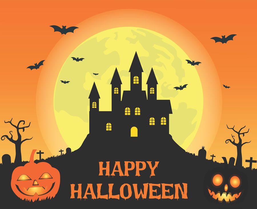 Top 20+ mẫu backdrop Halloween 31/10 đẹp, ấn tượng nhất Mẫu backdrop Halloween đẹp - MÃ SP 30