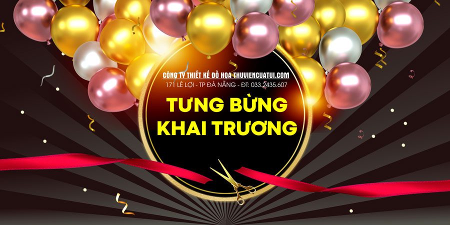 Mẫu backdrop khai trương công ty 01