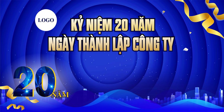 Mẫu backdrop khai trương công ty 02