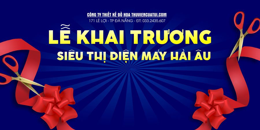 Mẫu backdrop khai trương công ty 03