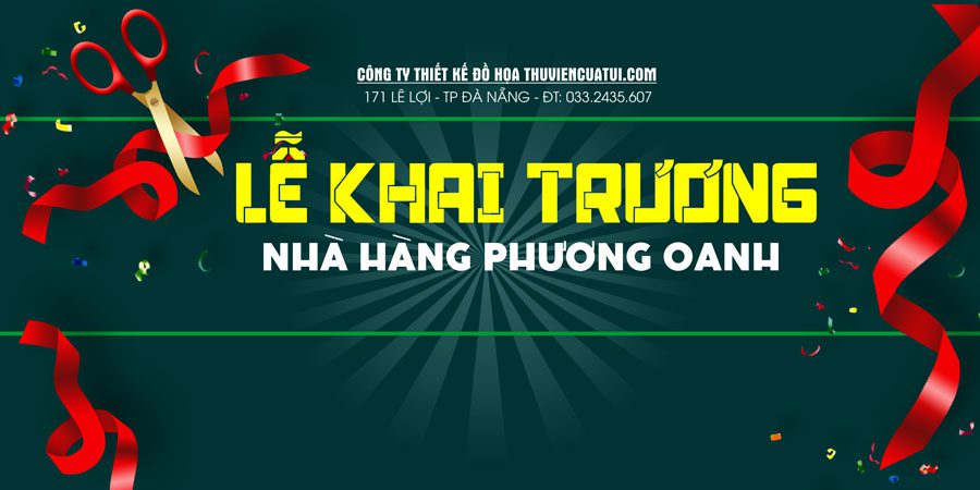 Mẫu backdrop khai trương công ty 04