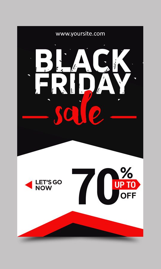 Tổng hợp mẫu banner, băng rôn Black Friday đẹp cho cửa hàng Mẫu backdrop Black Friday 04