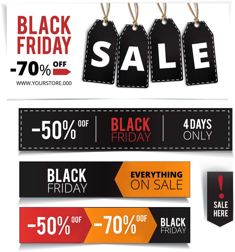 Tổng hợp mẫu banner, băng rôn Black Friday đẹp cho cửa hàng Mẫu backdrop Black Friday 06