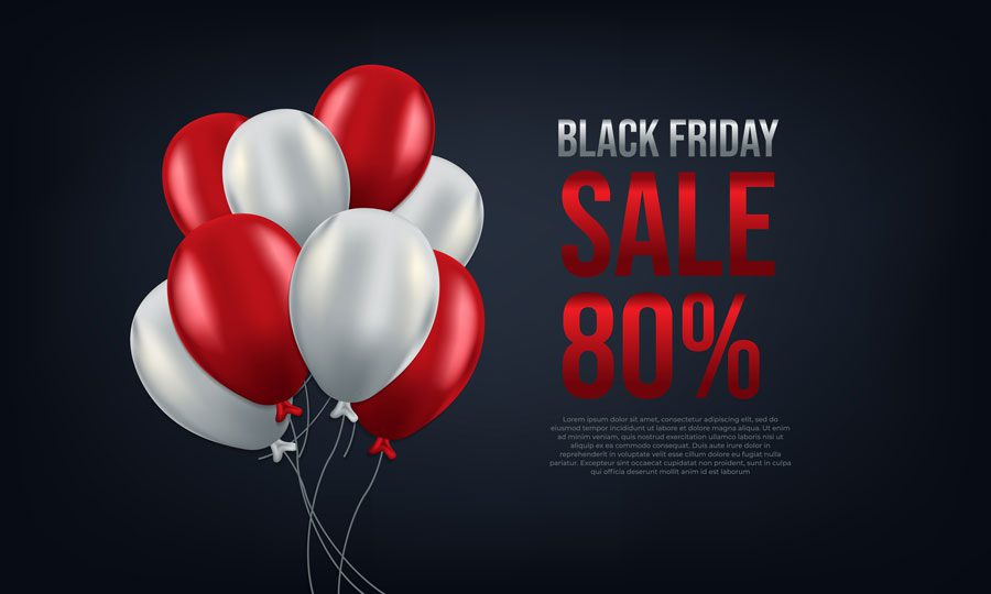 Tổng hợp mẫu banner, băng rôn Black Friday đẹp cho cửa hàng Mẫu backdrop Black Friday 07