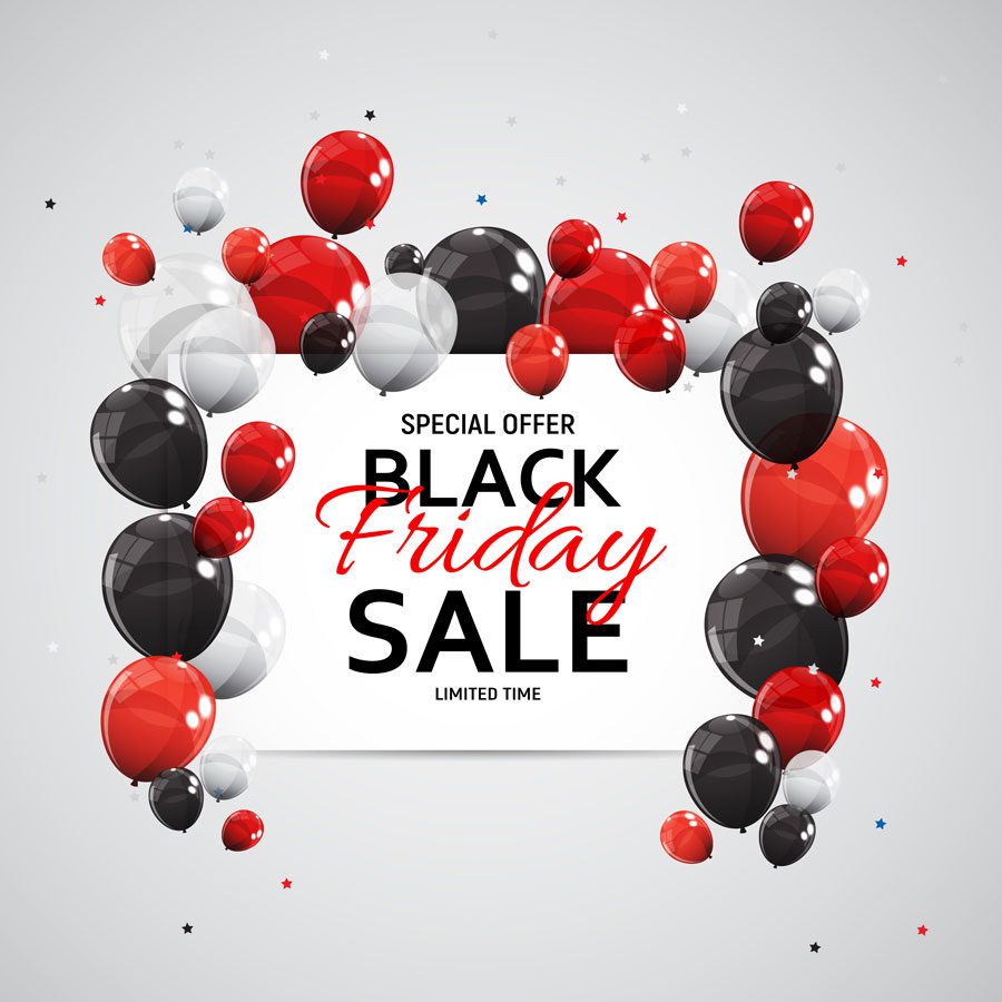 Tổng hợp mẫu banner, băng rôn Black Friday đẹp cho cửa hàng Mẫu backdrop Black Friday 10