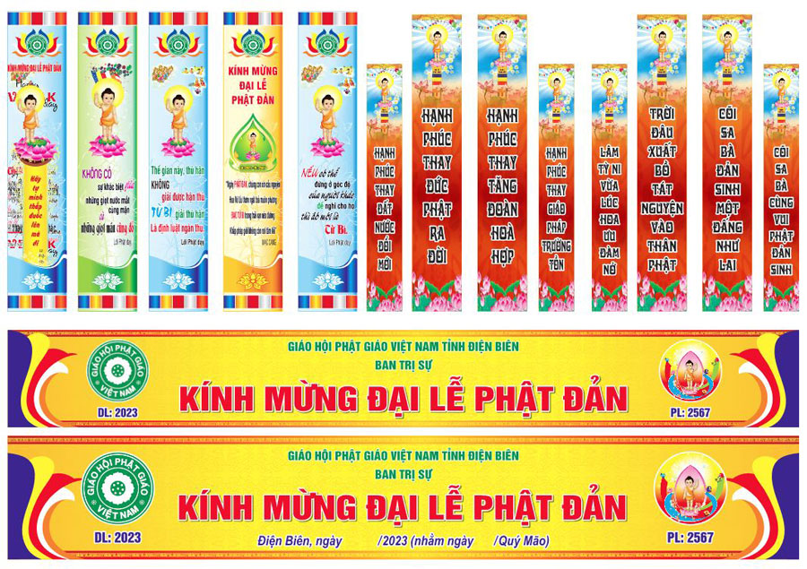 Mẫu băng rôn Phật Đản 20