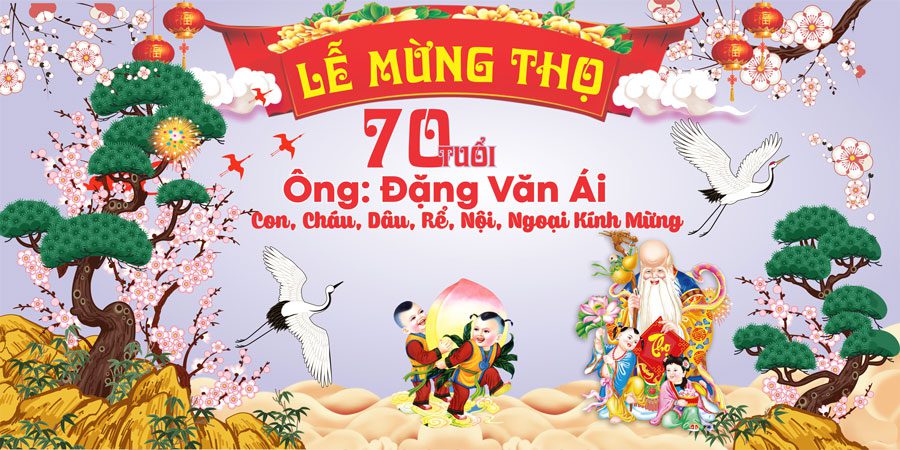Dịch vụ in băng rôn lễ mừng thọ đẹp với kho nhiều mẫu đẹp Mẫu băng rôn lễ mừng thọ đẹp 04