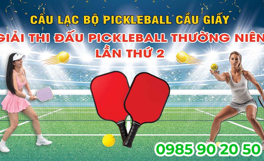 Top 15+ mẫu backdrop giải Pickleball đẹp chuyên nghiệp Mẫu backdrop giải Pickleball 01