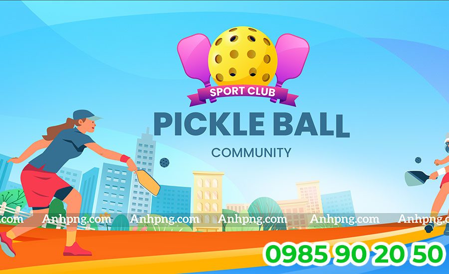 Top 15+ mẫu backdrop giải Pickleball đẹp chuyên nghiệp Mẫu backdrop giải Pickleball 03