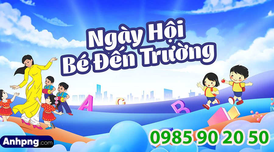 Mẫu băng rôn hội thi Rung chuông vàng 01