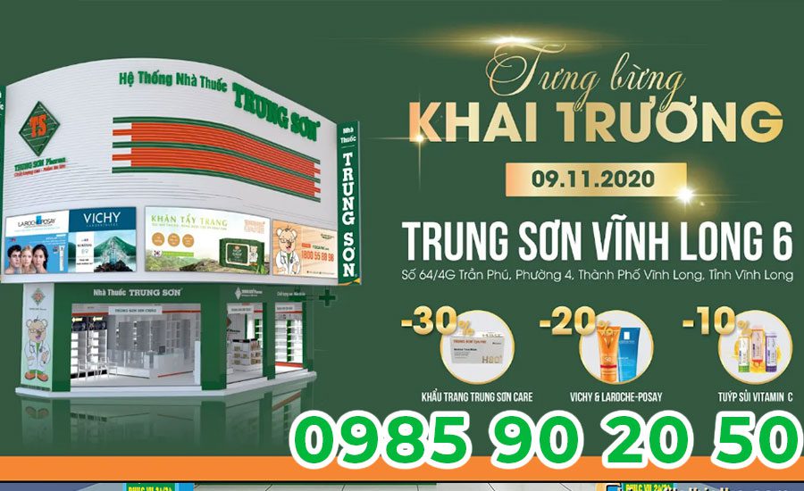 Mẫu băng rôn khai trương nhà thuốc 02