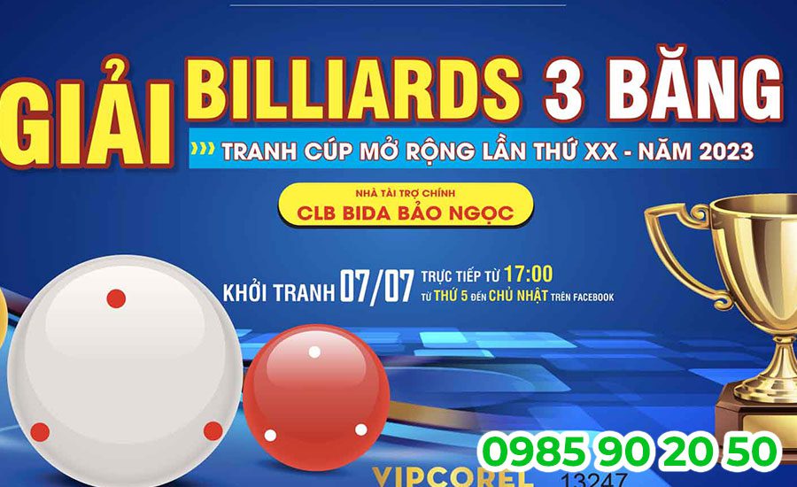 Mẫu băng rôn khai trương quán Bida 06