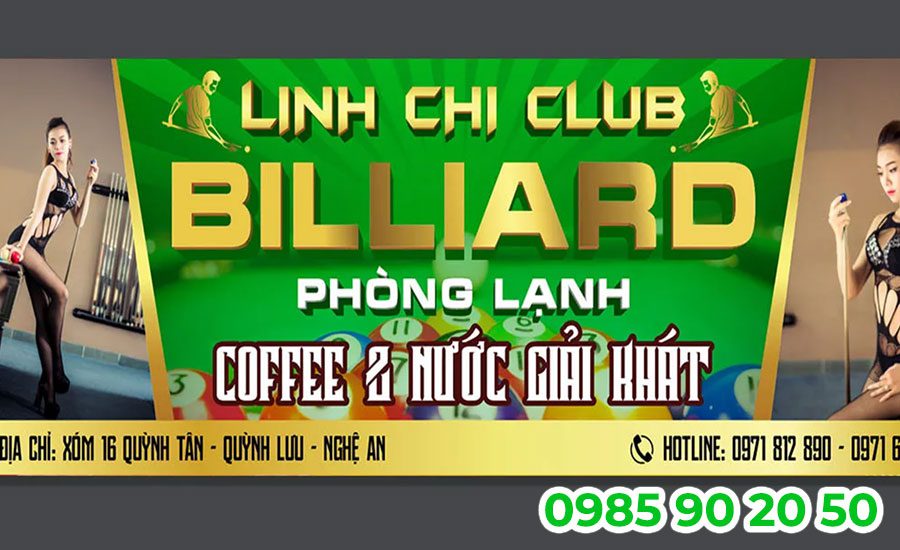 Top 10+ mẫu băng rôn khai trương quán Bida đẹp, ấn tượng