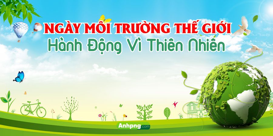 Mẫu băng rôn tuyên truyền bảo vệ môi trường 03