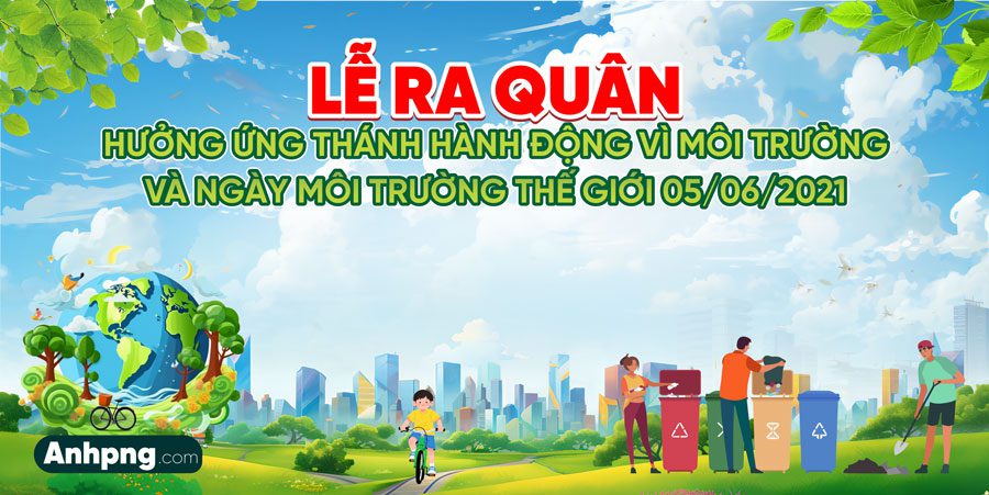 Mẫu băng rôn tuyên truyền bảo vệ môi trường 05
