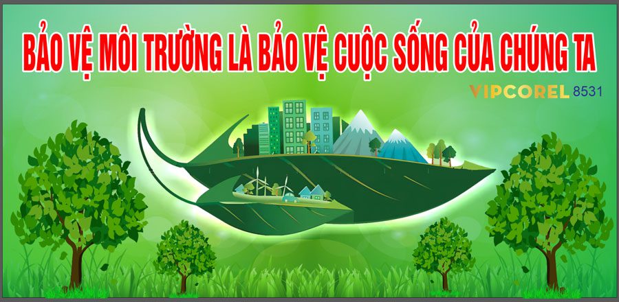 Mẫu băng rôn tuyên truyền bảo vệ môi trường 10