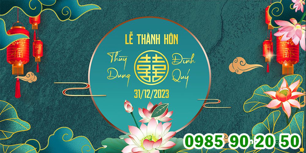 Top 10+ mẫu backdrop đám cưới đẹp đơn giản, sử dụng đa dạng Mẫu backdrop đám cưới tại nhà hàng sẽ dài khoảng 6 - 8m