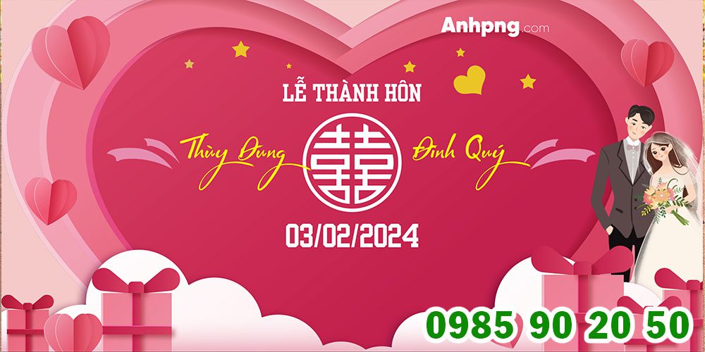 Top 10+ mẫu backdrop đám cưới đẹp đơn giản, sử dụng đa dạng Mẫu backdrop đám cưới 02
