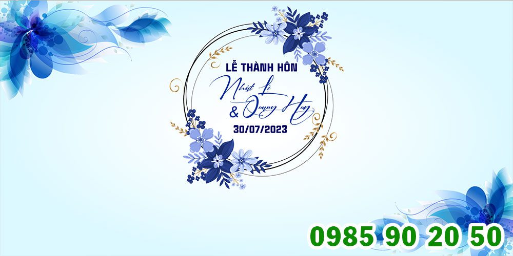 Top 10+ mẫu backdrop đám cưới đẹp đơn giản, sử dụng đa dạng Mẫu backdrop đám cưới 06