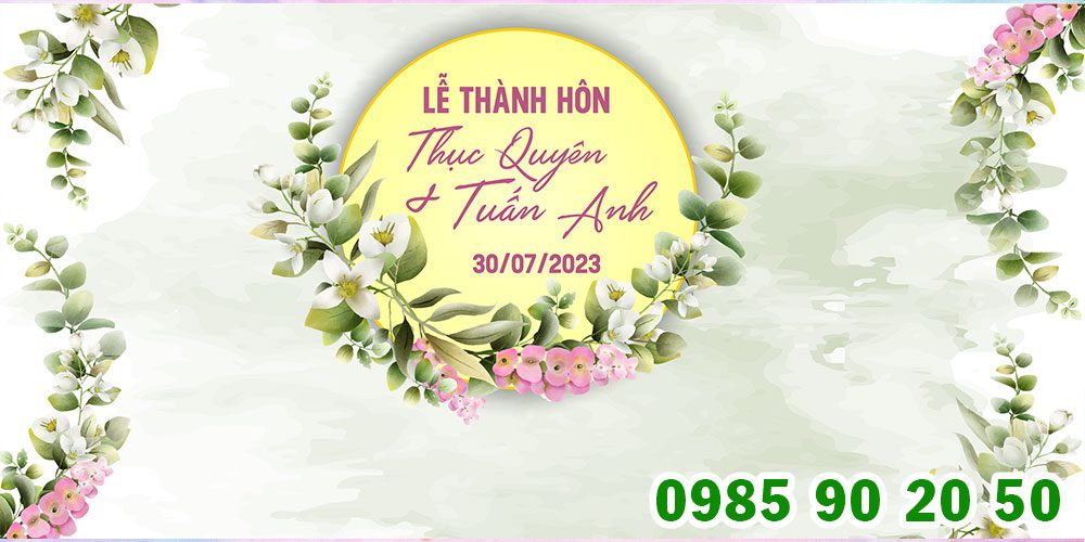 Top 10+ mẫu backdrop đám cưới đẹp đơn giản, sử dụng đa dạng Mẫu backdrop đám cưới 08