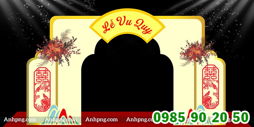 Top 10+ mẫu backdrop đám cưới đẹp đơn giản, sử dụng đa dạng Mẫu backdrop đám cưới 12