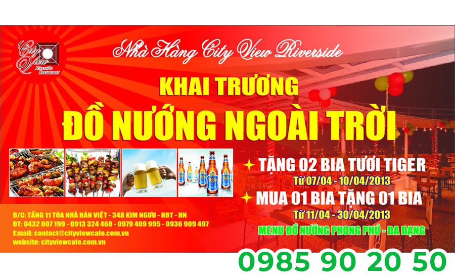 Mẫu băng rôn khai trương cửa hàng 05