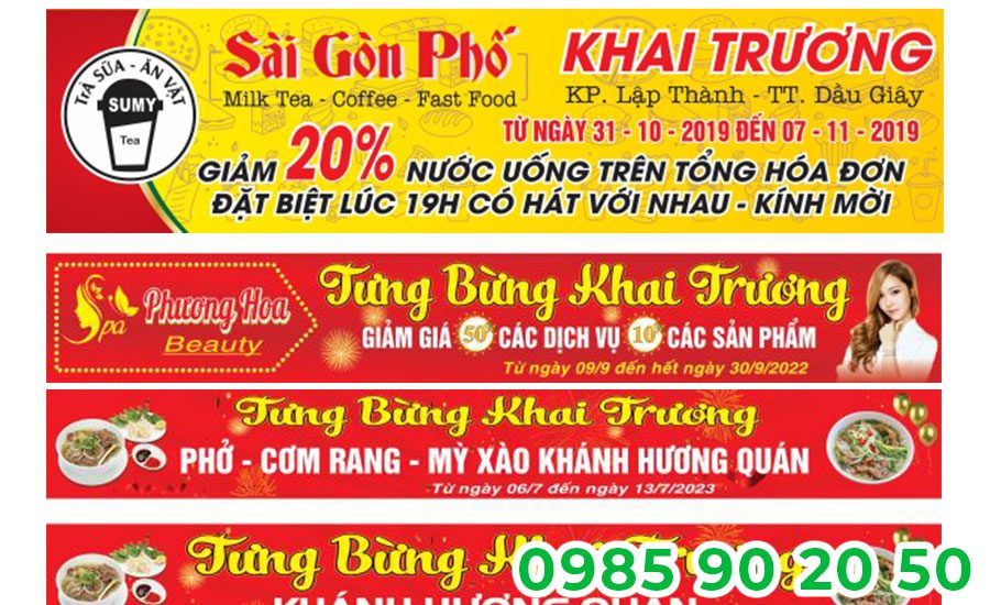 Mẫu băng rôn khai trương cửa hàng 10
