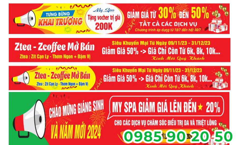 Mẫu băng rôn khai trương cửa hàng 12