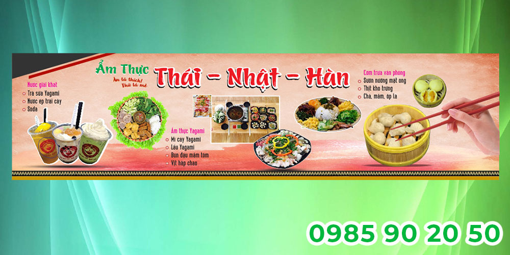 Mẫu băng rôn khai trương quán ăn 14