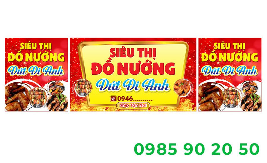 Mẫu băng rôn khai trương quán nhậu 02