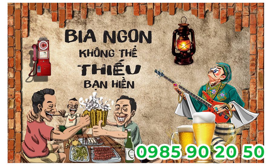Mẫu băng rôn khai trương quán nhậu 03