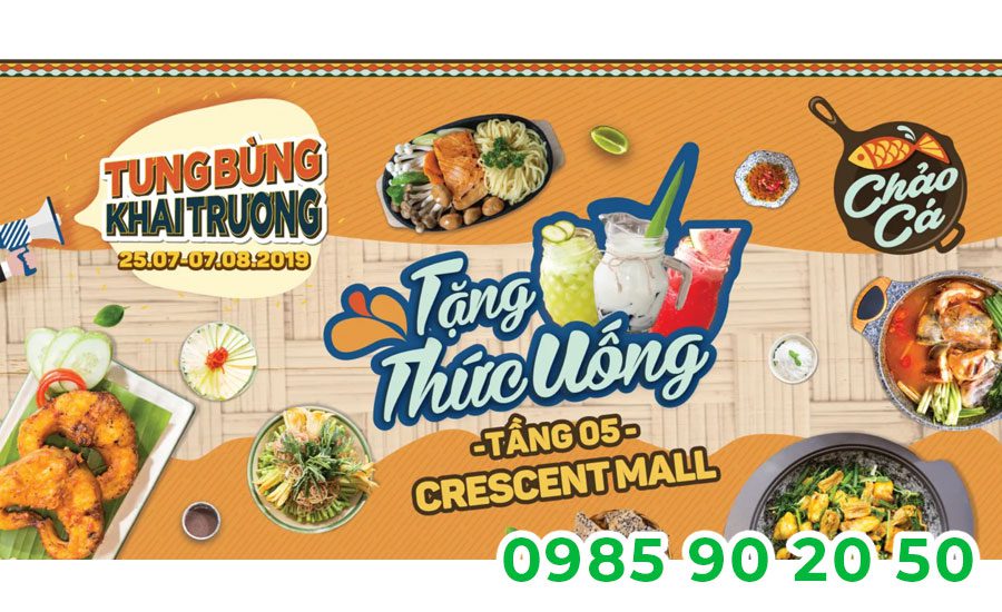 Mẫu băng rôn khai trương quán nhậu 05