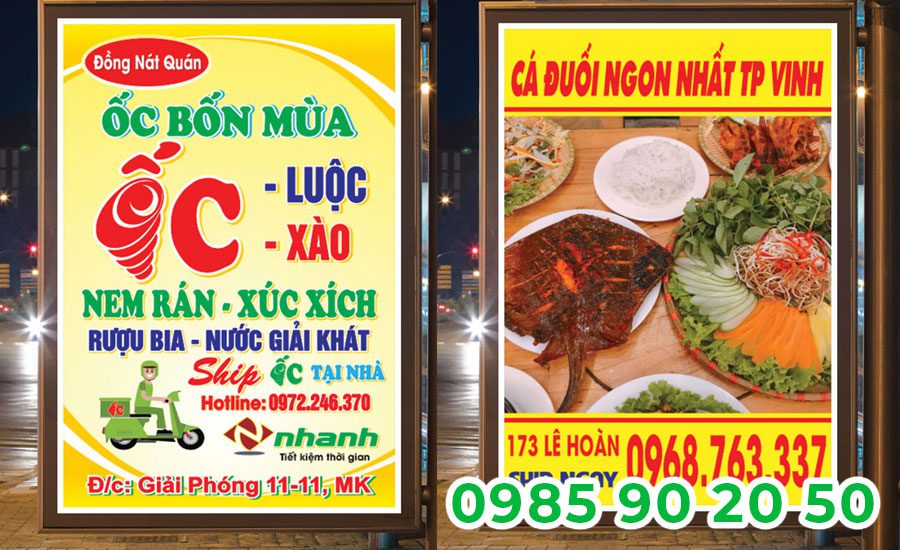 Nội dung trên băng rôn cần ngắn gọn để thu hút khách hàng