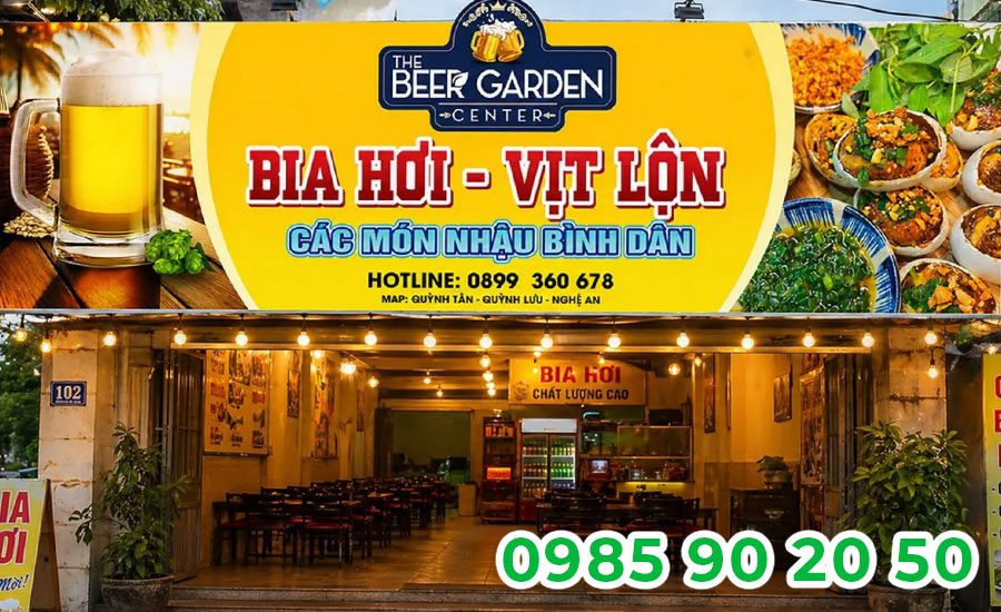 Top 10+ mẫu băng rôn khai trương quán nhậu, quán nướng đẹp
