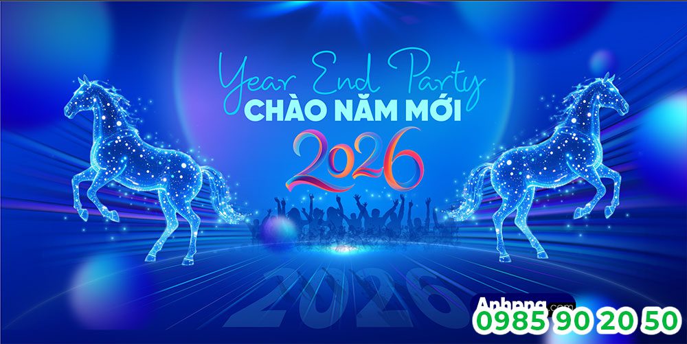 Mẫu backdrop Year end Party 25