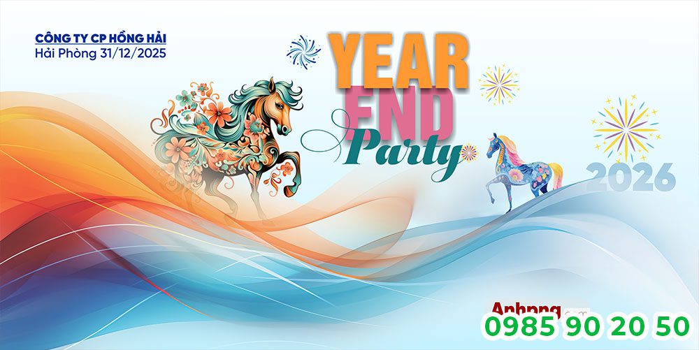 Mẫu backdrop Year end Party 05