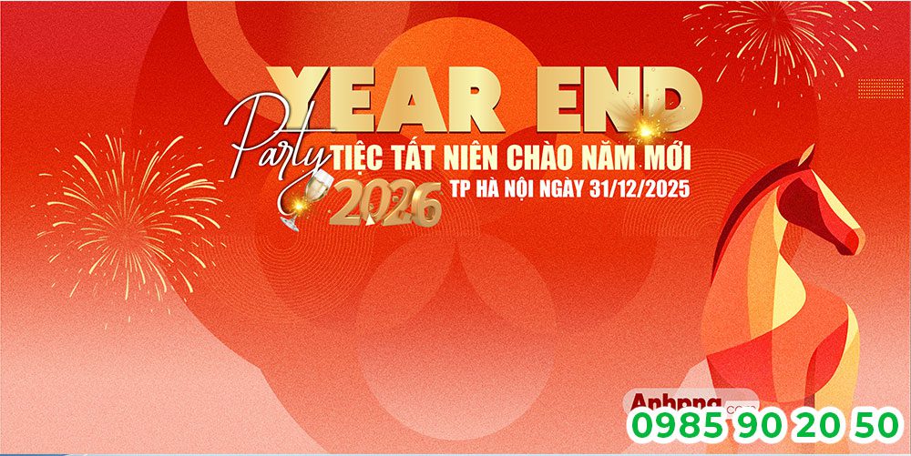 Mẫu backdrop Year end Party 06