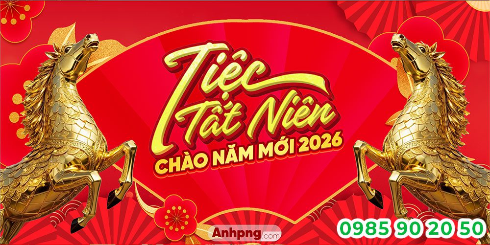 Mẫu backdrop Year end Party 10