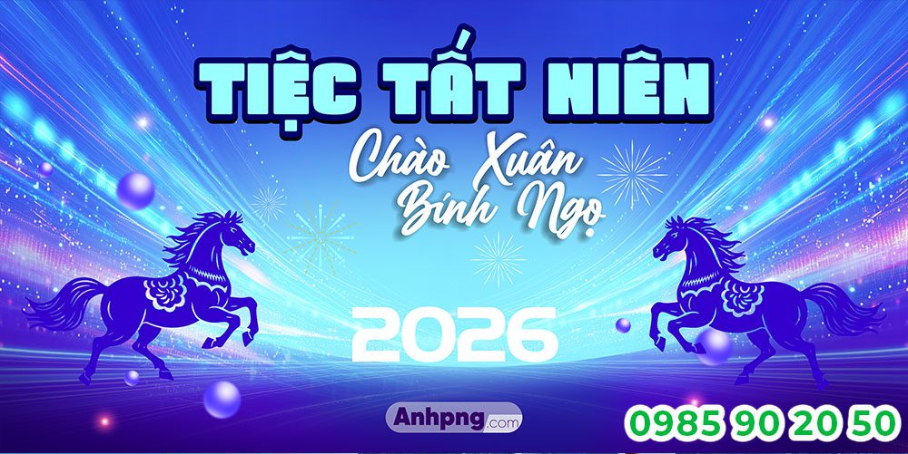 Mẫu backdrop Year end Party 13