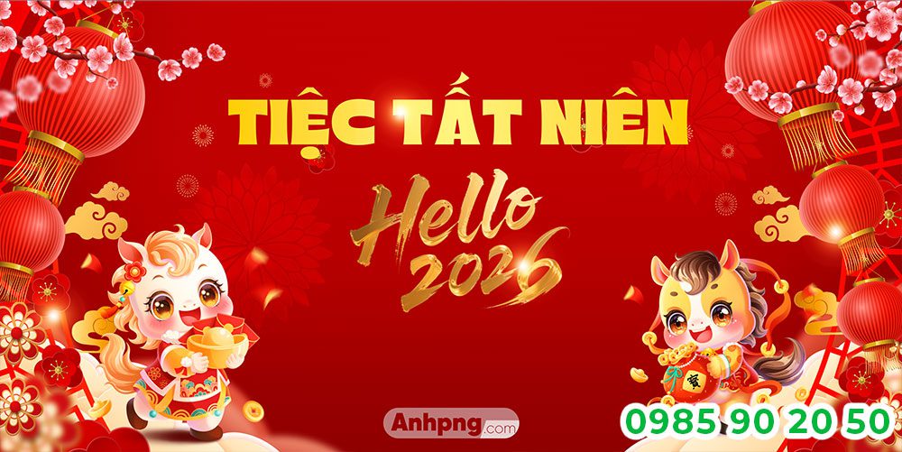 Mẫu backdrop Year end Party 14
